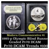 1995-p Olympics Paralympics Modern Commem Dollar $