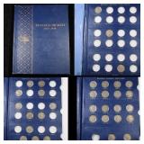 Partial Buffalo Nickel book 1913-1938 33 coins