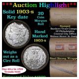 Full solid Key date 1903-s Morgan silver dollar ro