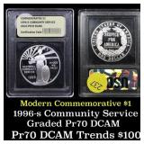 1996-S Community Service Modern Commem Dollar $1 G