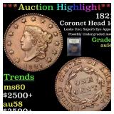 ***Auction Highlight*** 1821 Coronet Head Large Ce