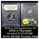 1992-S Olympic Modern Commem Half Dollar 50c Grade
