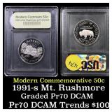 1991-S Mount Rushmore Modern Commem Half Dollar 50