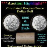 ***Auction Highlight*** Full Morgan/Peace silver d