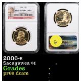 NGC 2006-s  Sacagawea Dollar 1 Graded pr69 dcam By