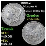 1889-o Morgan Dollar $1 Grades xf details