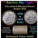 ***Auction Highlight*** Full Morgan/Peace silver d