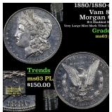1880/1880-s Vam 83 Morgan Dollar $1 Grades Select