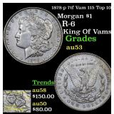 1878-p 7tf Vam 115 Top 100 Morgan Dollar $1 Grades