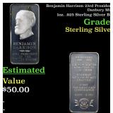 Benjamin Harrison 23rd President Danbury Mint 1oz.