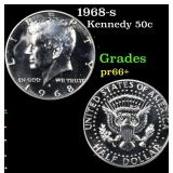 1968-s Kennedy Half Dollar 50c Grades GEM++ Proof