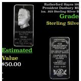 Rutherford Hayes 19th President Danbury Mint 1oz.