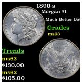 1890-s Morgan $1 Grades Select Unc
