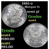 1881-o Morgan $1 Grades Choice Unc
