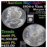 *Highlight* 1904-o Vam 35 Morgan $1 Graded GEM+ PL