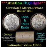***Auction Highlight*** Full Morgan/Peace silver d