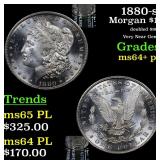 1880-s Morgan $1 Grades Choice Unc+ PL