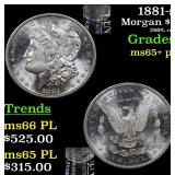 1881-s Morgan $1 Grades GEM+ PL