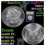 *Highlight* 1882-s Morgan $1 Graded GEM+ PL