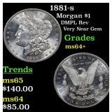 1881-s Morgan $1 Grades Choice+ Unc