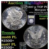 *Highlight* 1887-p TOP POP Morgan $1 Graded GEM++