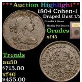 *Highlight* 1804 Cohen-1 Draped Bust 1/2c Graded x
