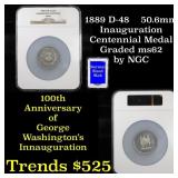 NGC 1889 D-48 50.6mm Oversized Slab Washington Ina