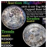 *Highlight* 1835 O-110 Top POP Capped Bust 50c Gra