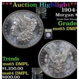 *Highlight* 1904-o Morgan $1 Graded GEM Unc DMPL