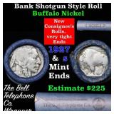 Buffalo Nickel Shotgun Roll in Old Bank Style 