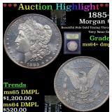 *Highlight* 1885-o Morgan $1 Graded Choice Unc+ DM