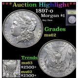 *Highlight* 1897-o Morgan $1 Graded Select Unc