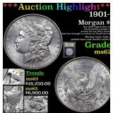 *Highlight* 1901-p Morgan $1 Graded Select Unc
