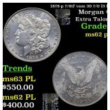 1878-p 7/8tf vam 30 7/0 I3 R5 Morgan $1 Grades Sel