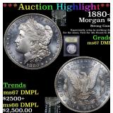 *Highlight* 1880-s Morgan $1 Graded GEM++ DMPL