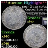 *Highlight* 1807 O-112 50/20 Capped Bust 50c Grade