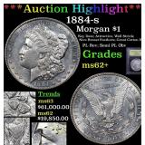 *Highlight* 1884-s Morgan $1 Graded Select Unc