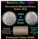 ***Auction Highlight*** Full Morgan/Peace silver d