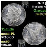 1879-p Morgan $1 Grades Select Unc PL
