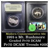 Proof 1991-S Mount Rushmore Modern Commem Half Dol