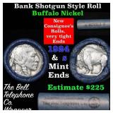 Buffalo Nickel Shotgun Roll in Old Bank Style 