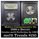 1996-s Olympics Soccer Modern Commem Half Dollar 5