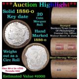 ***Auction Highlight*** Full solid Key date 1886-o