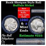 Buffalo Nickel Shotgun Roll in Old Bank Style 