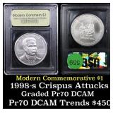 Proof 1998-S Black Patriots Modern Commem Dollar $