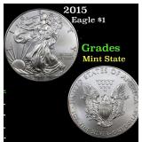 2015 Eagle $1 Grades Mint State