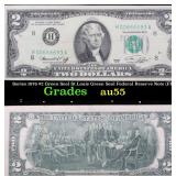 Series 1976 $2 Green Seal St.Louis Green Seal Fede