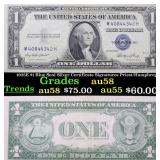 1935E $1 Blue Seal Silver Certificate Signatures P