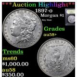 *Highlight* 1897-o Morgan $1 Graded Choice AU/BU S