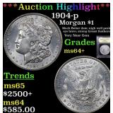 *Highlight* 1904-p Morgan $1 Graded Choice+ Unc